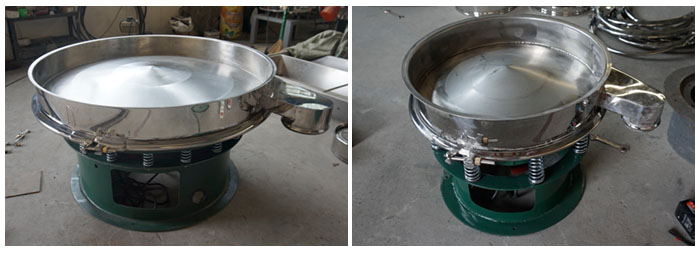 旋振篩底框安裝在振動體上面。